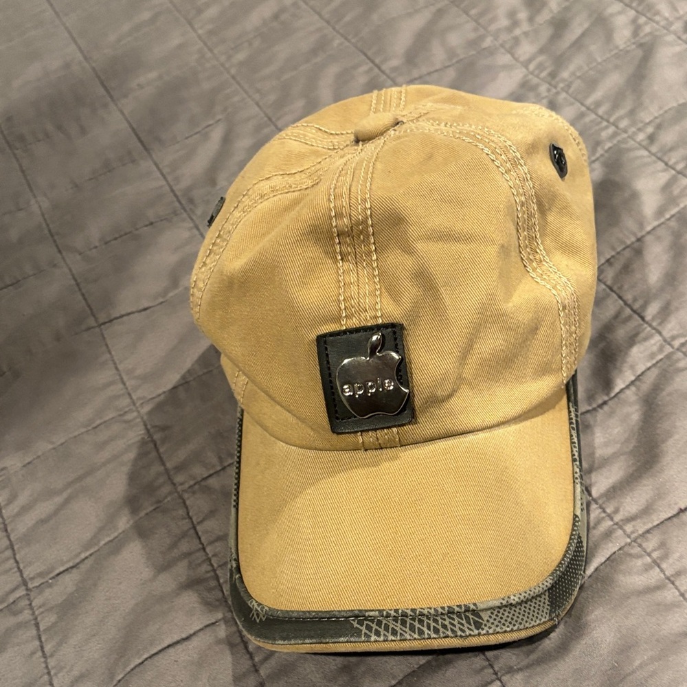Apple Beige and Olive Cap
